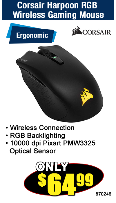 Corsair Harpoon RGB Wireless Gaming Mouse