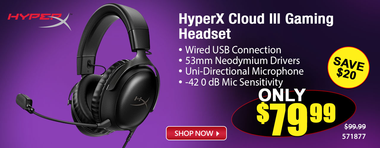HyperX Cloud lll Gaming Headset
