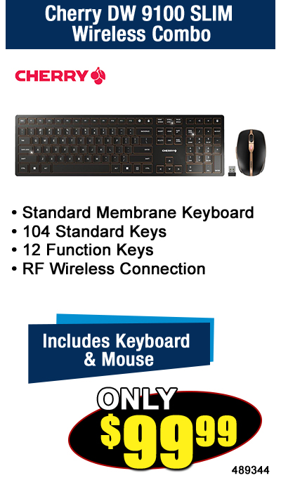 Cherry DW 9100 SLIM Wireless Combo