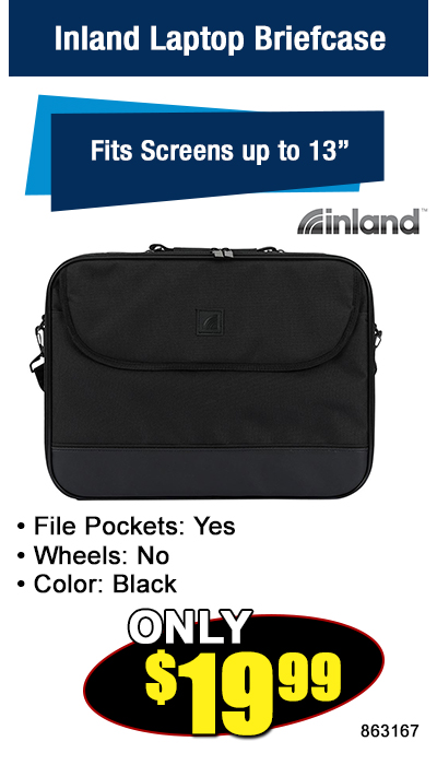 Inland Laptop Briefcase