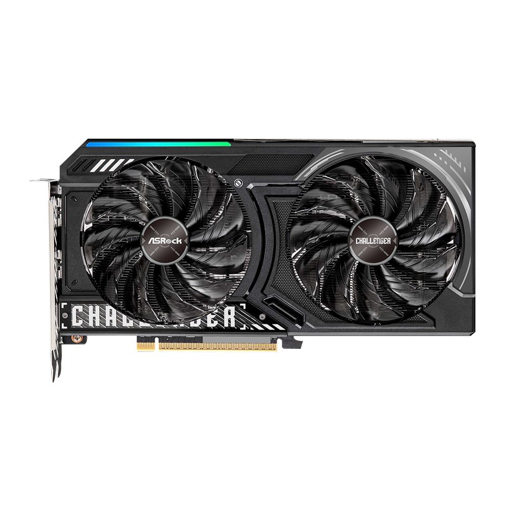 ASRock AMD Radeon RX 9060 XT Challenger Overclocked Dual Fan 16GB GDDR6 PCIe 5.0 Graphics Card
