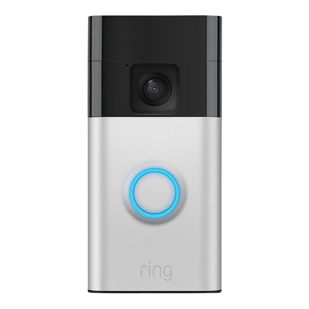 Ring Video Doorbell 2024 Doorbell Camera - Satin Nickel