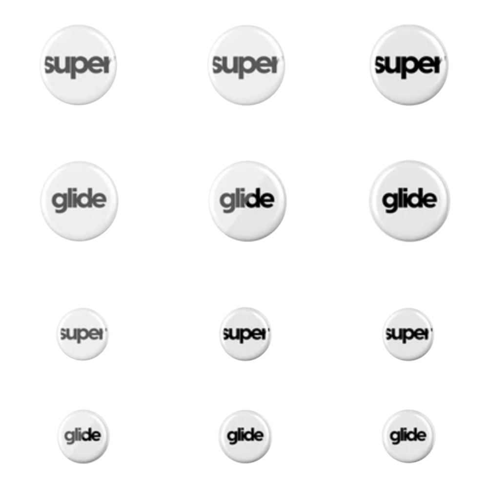 pulsar Superglide 2 (Type-C) Universal Mouse Glass Skates 6mm and 9mm - 12pcs