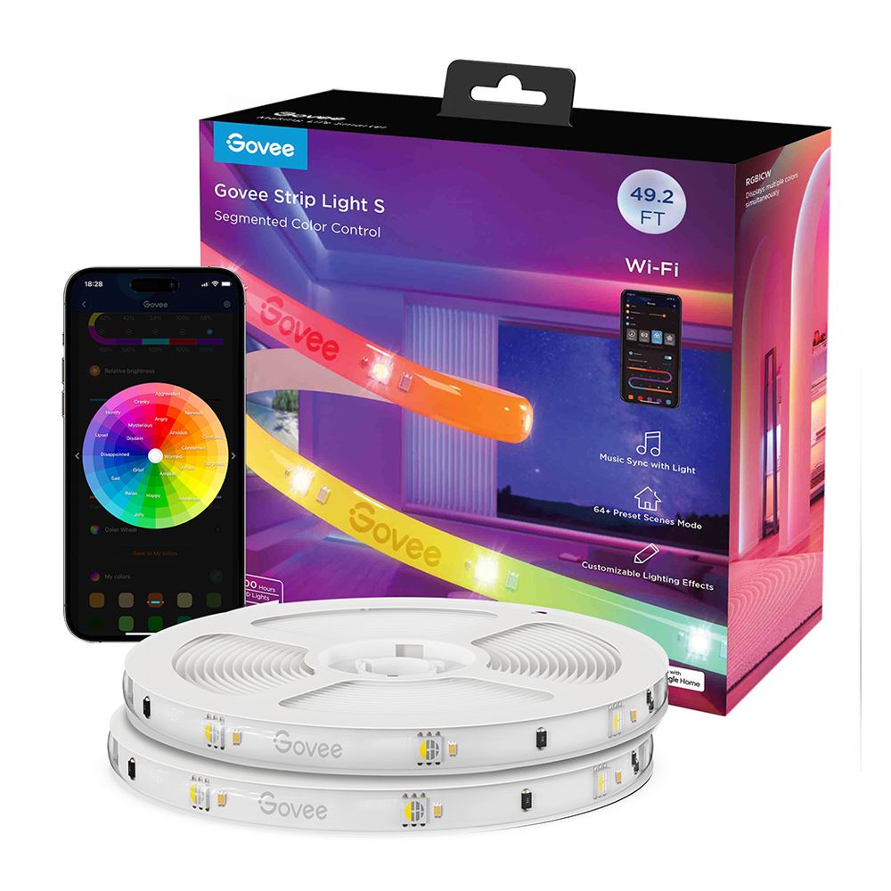 Govee RGBIC Pro LED Strip Lights - 49.2 feet