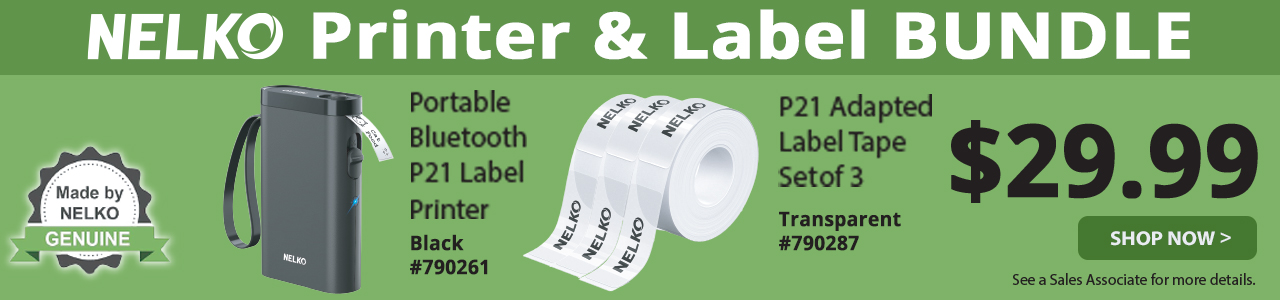 NELKO Printer & Label BUNDLE