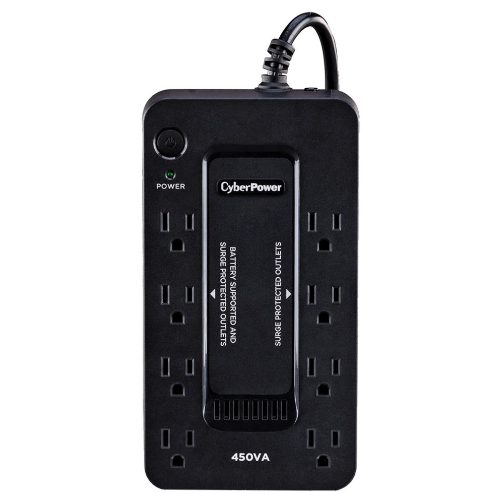 CyberPower Systems Slim Battery Backup UPS (SE450G1)
