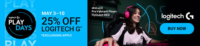 Logitech - 25% off Logitech G - May 3 - 10 -Buy now