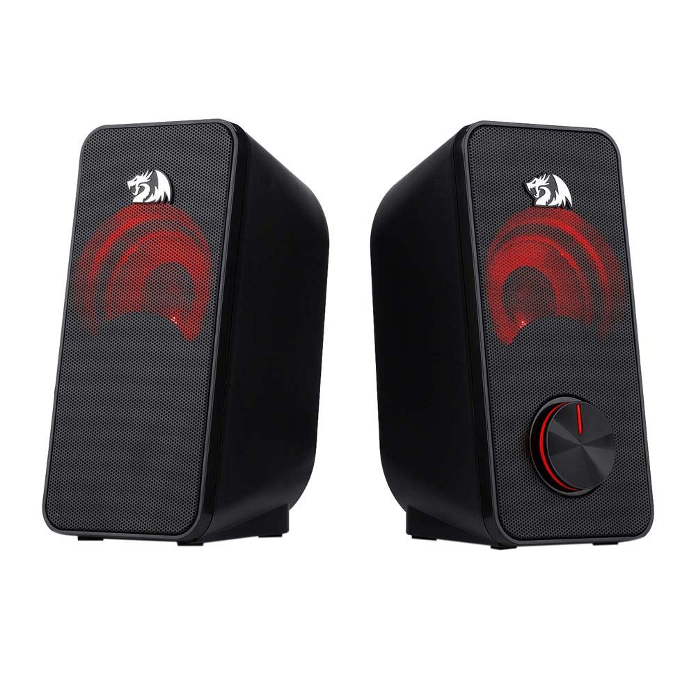 Redragon GS500 Stentor 2 Channel Gaming Stereo Computer Speakers - Black