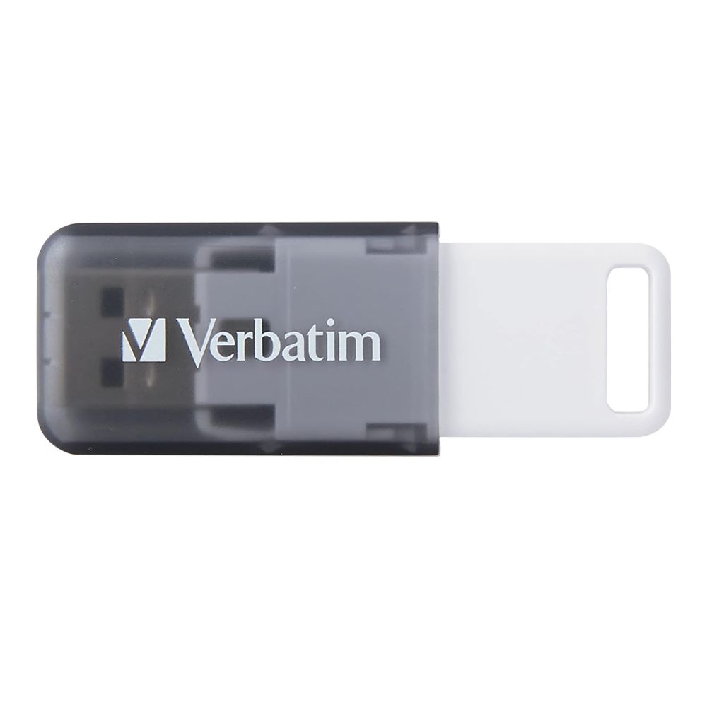 Verbatim 64GB SeaGlass USB 3.2 Gen 1 Flash Drive - Gray