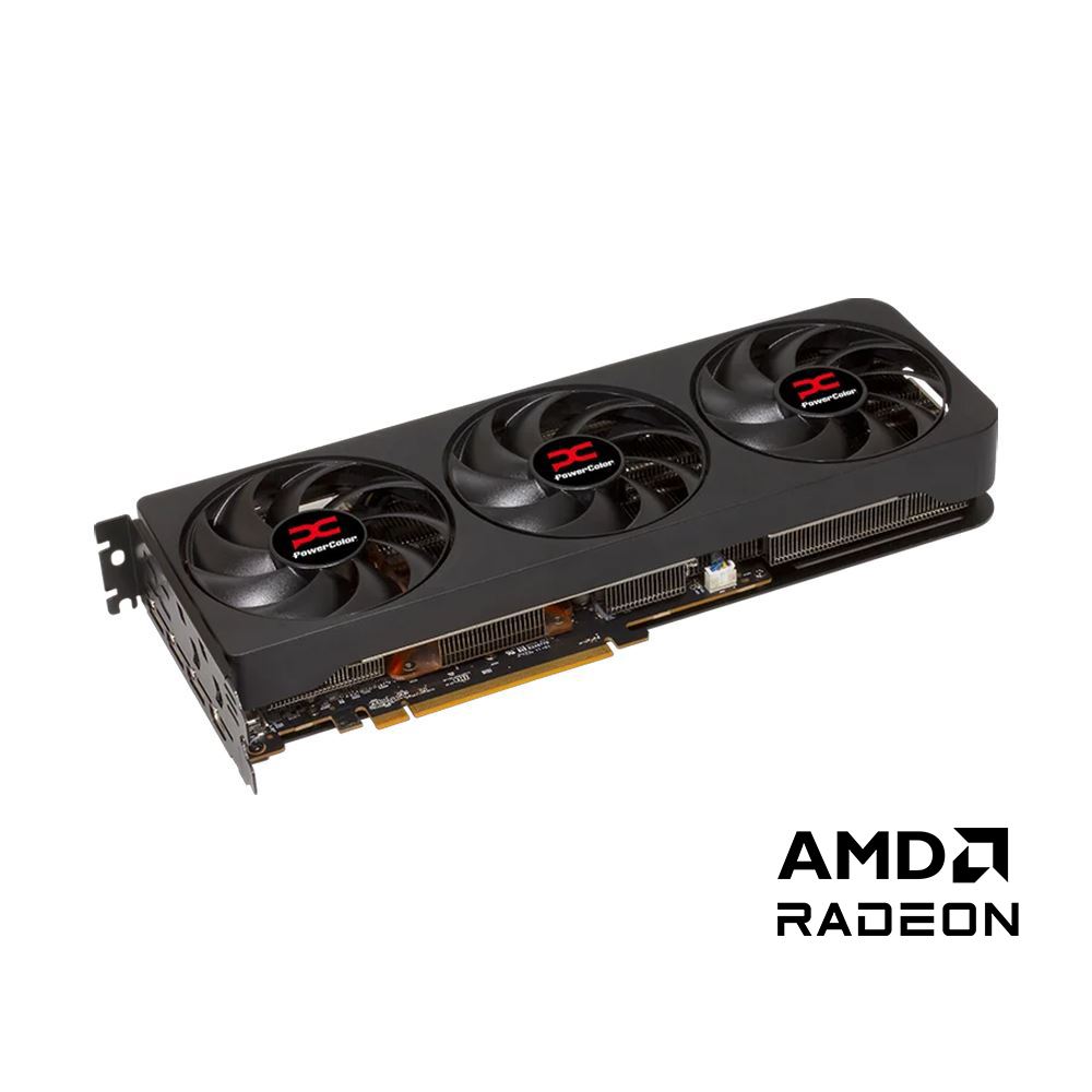 PowerColor AMD Radeon RX 9070 XT Reaper Triple Fan 16GB GDDR6 PCIe 5.0 Graphics Card
