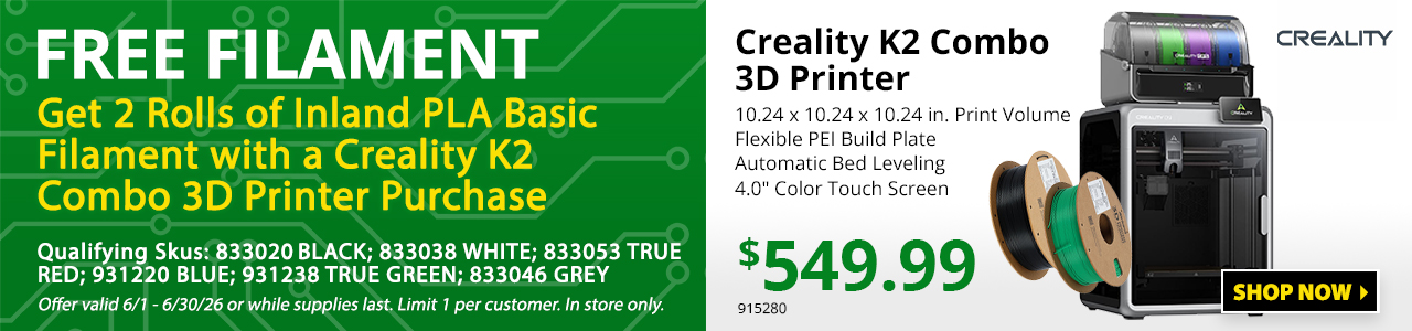 Free Filament with purchase