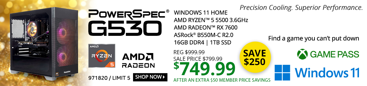 PowerSpec G530 - Shop Now
