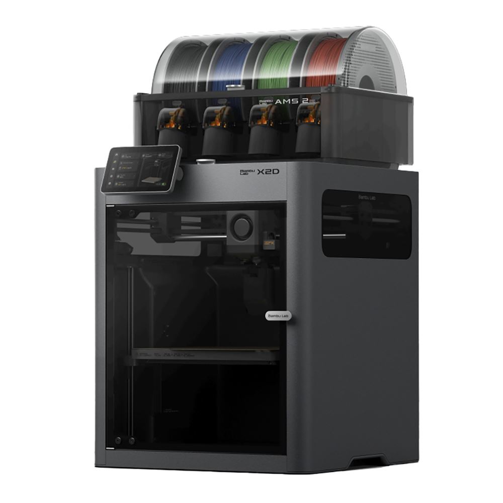 Bambu Lab X2D Combo 3D Printer - Gray