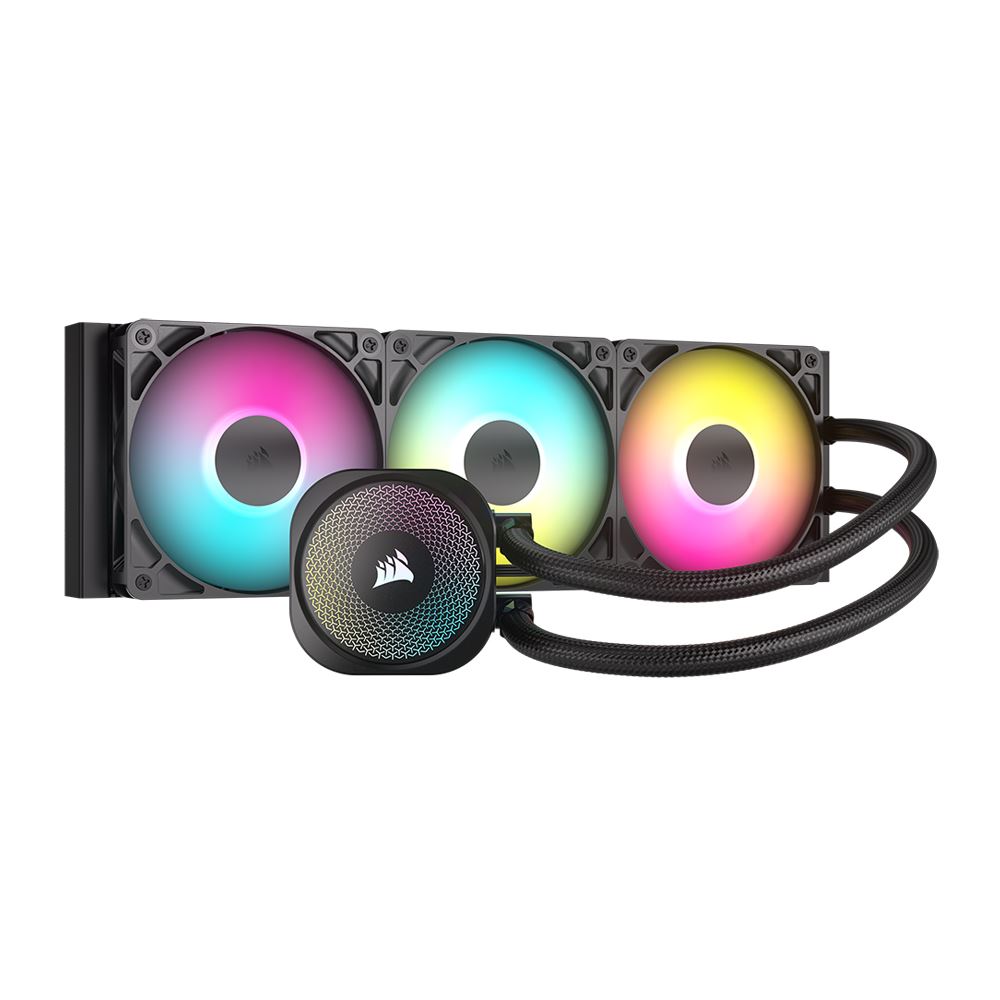 Corsair NAUTILUS 360 RS ARGB 360mm All in One Liquid CPU Cooling Kit - Black