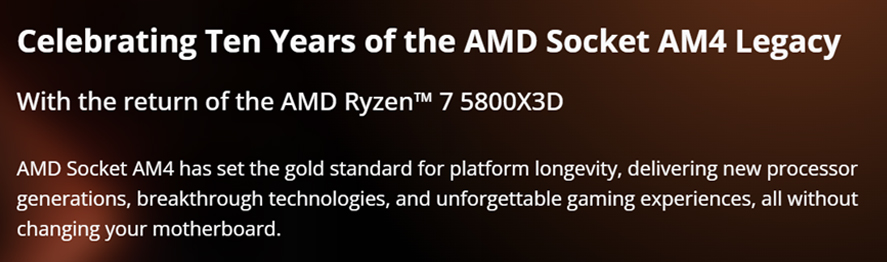 Celebrating Ten Years of the AMD Socket AM4 Legacy