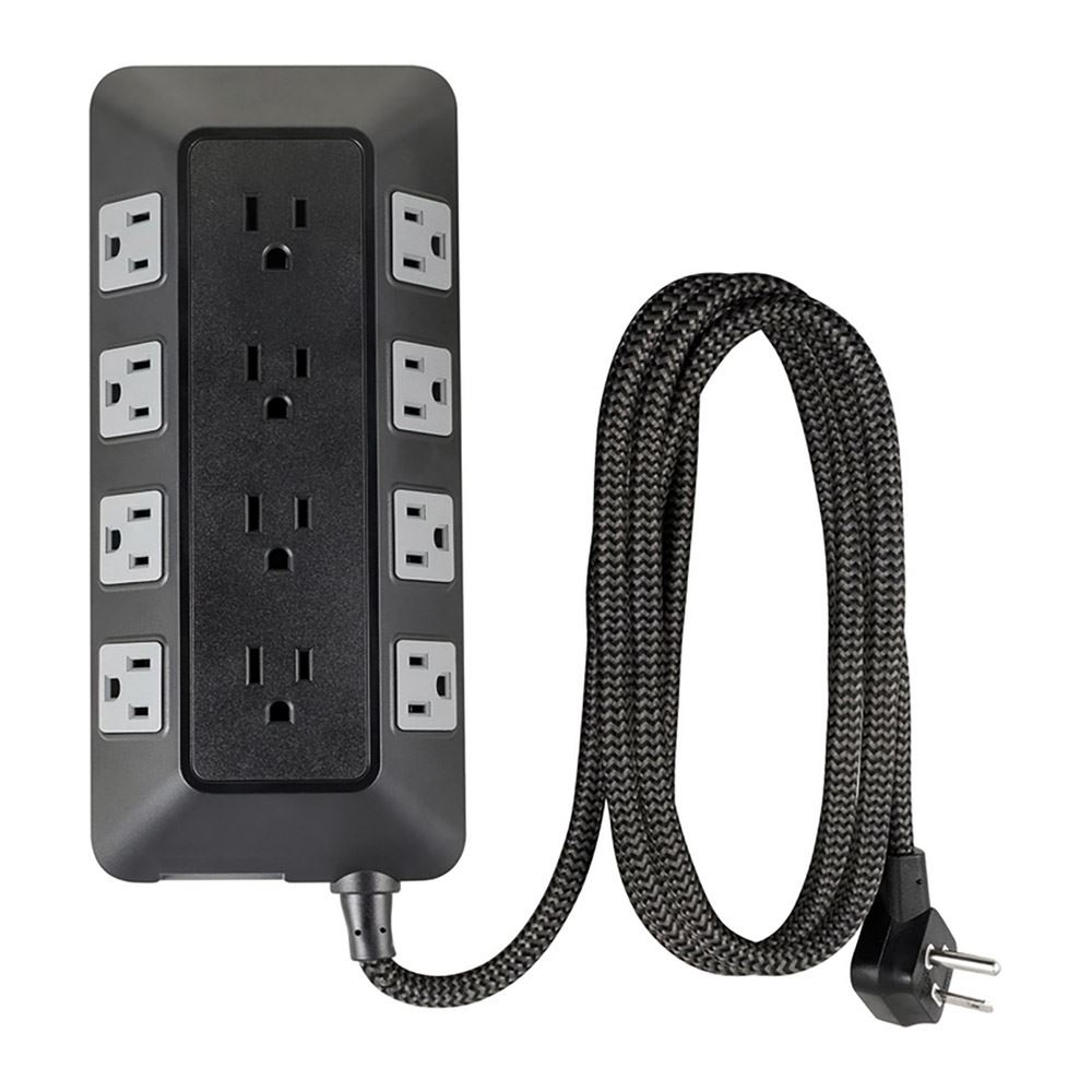 GE Turtle Surge Protector - Black/Gray