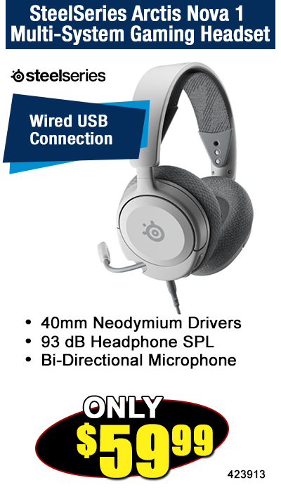 SteelSeries Arctis Nova 1 Multi-System Gaming Headset