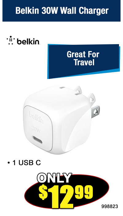 Belkin 30W Wall Charger