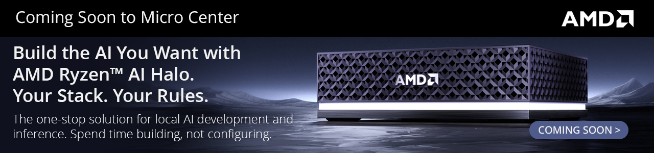 AMD - Build the AI you want with AMD Ryzen AI Halo. 