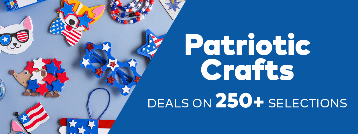 Patriotic Crafts. Deals on 250+ Selections.