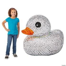 44" x 42 3/4" Bling Style Rubber Duck Cardboard Cutout Stand-Up