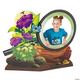 54" x 44" Zoom In VBS Magnifying Glass Cardboard Cutout Stand-In Stand-Up