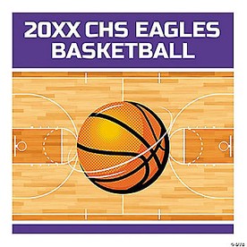 Personalized Basketball Party Backdrop Banner