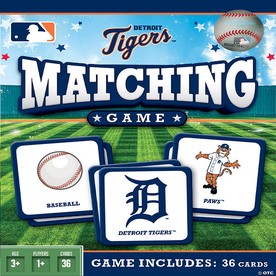 Licensed MLB Detroit Tigers Matching Game for Kids and Families
