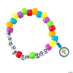 2 3/4" Zoom In VBS Pony Bead Bracelet Craft Kit - Makes 12