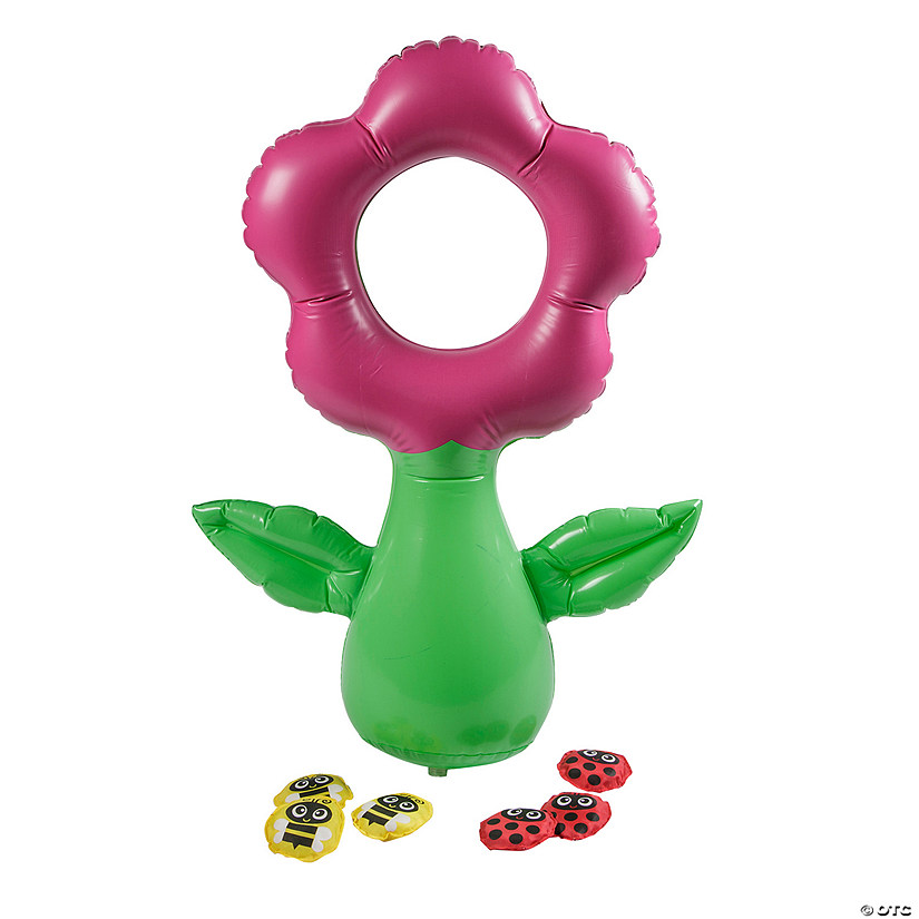 24" x 36" Inflatable Flower & Insects Bean Bag Toss Game - 5 Pc.