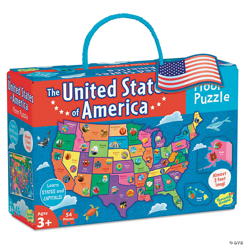 USA Floor Puzzle