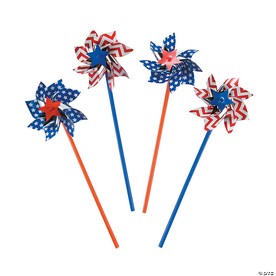 Patriotic Pinwheels - 36 Pc.