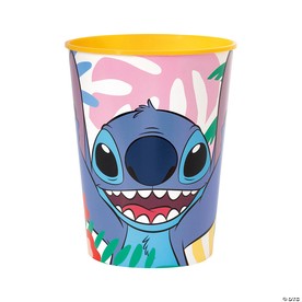 4 1/2" 16 oz. Disney's Lilo & Stitch™ Reusable Plastic Party Favor Tumbler