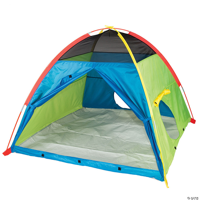 Pacific Play Tents Super Duper 4-Kid Dome Tent - Blue / Green / Red / Yellow