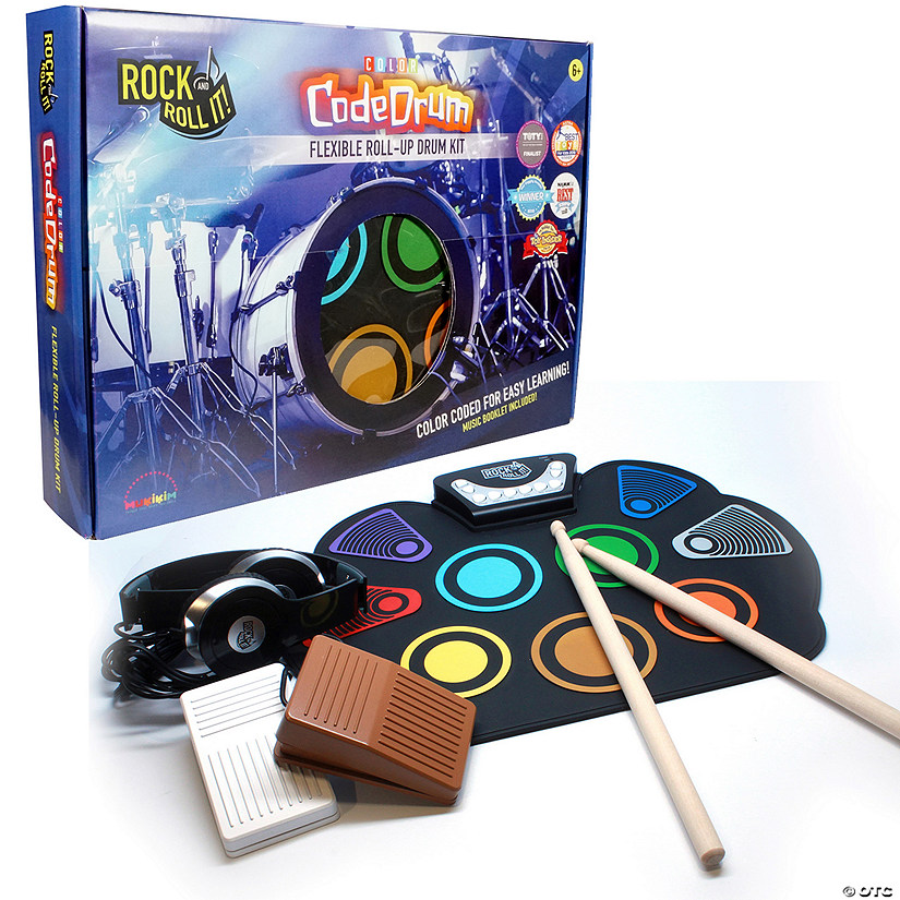 Rainbow Rock and Roll It: Code Drum Set