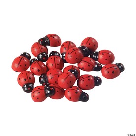 1/2" Self-Adhesive Ladybugs - 50 Pc.