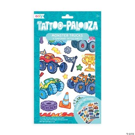 OOLY Tattoo Palooza Temp Tattoos - Monster Truck