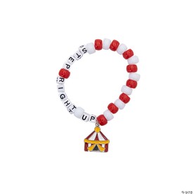 Carnival Big Top Pony Bead Bracelet Craft Kit - 12 Pc.