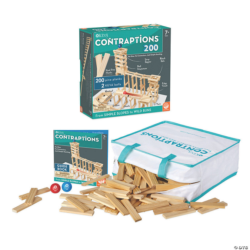 KEVA Contraptions 200 and 400 Plank Sets with FREE Bonus Planks