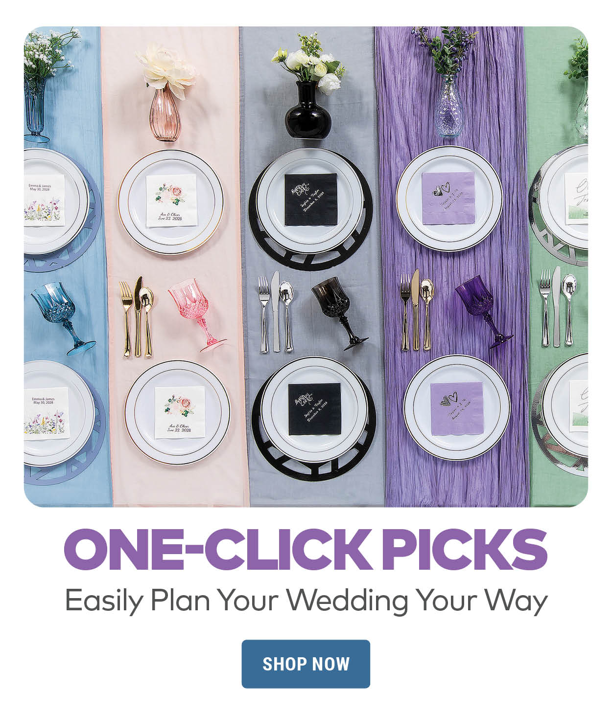 One-click Pick - Easily Plan Your Wedding Your Way