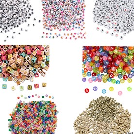 Bulk 4100 Pc. Friendship Bracelet Multicolor Bead Assortment
