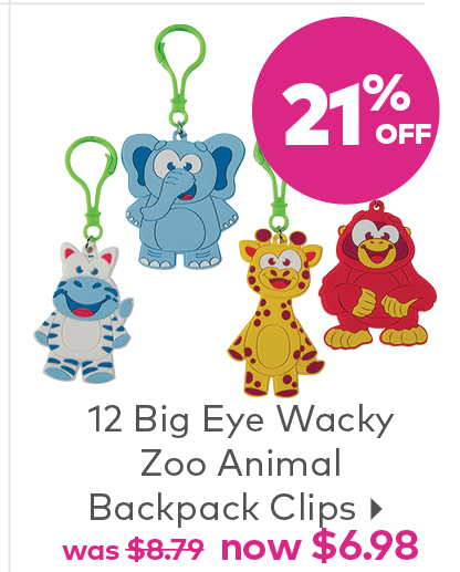 Big Eye Zoo Animal Clips