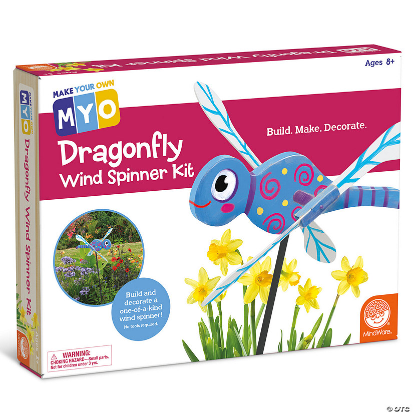 Make Your Own Dragonfly Wind Spinner Craft Kit