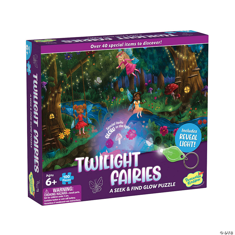 Twilight Fairies Seek and Find Glow Puzzle
