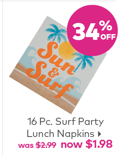 Surf Party Napkin