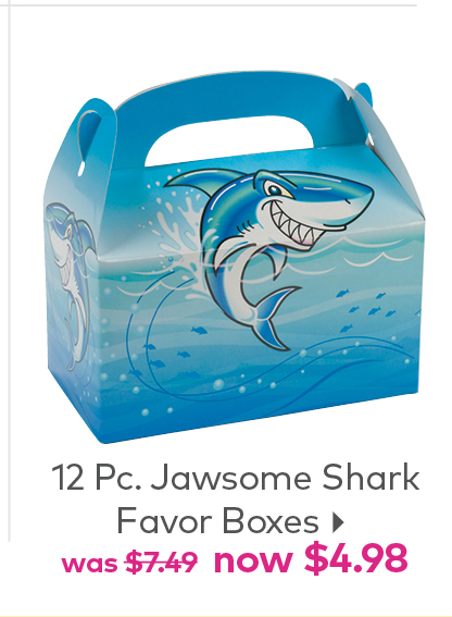 Shark Favor Boxes