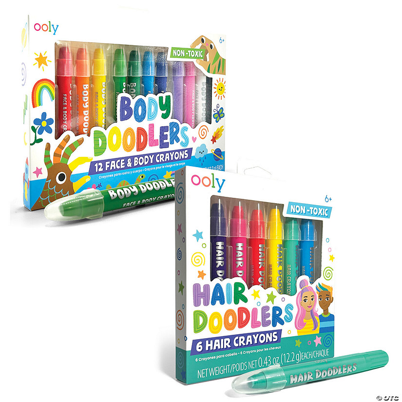 Body Doodlers: Hair, Face & Body Crayons
