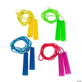 Glitter Jump Ropes - 12 Pc.