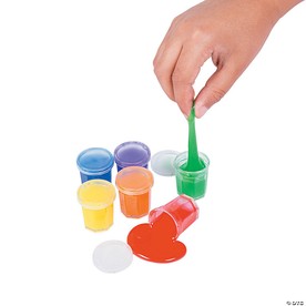 1 1/4" Bulk 48 Pc. Mini Bright Colors Rainbow Putty Assortment
