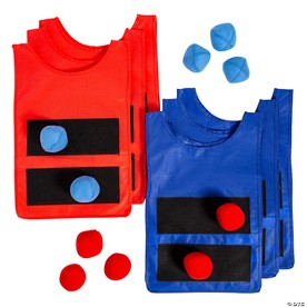 36 Pc. Sticky Vest & Ball Game for 6